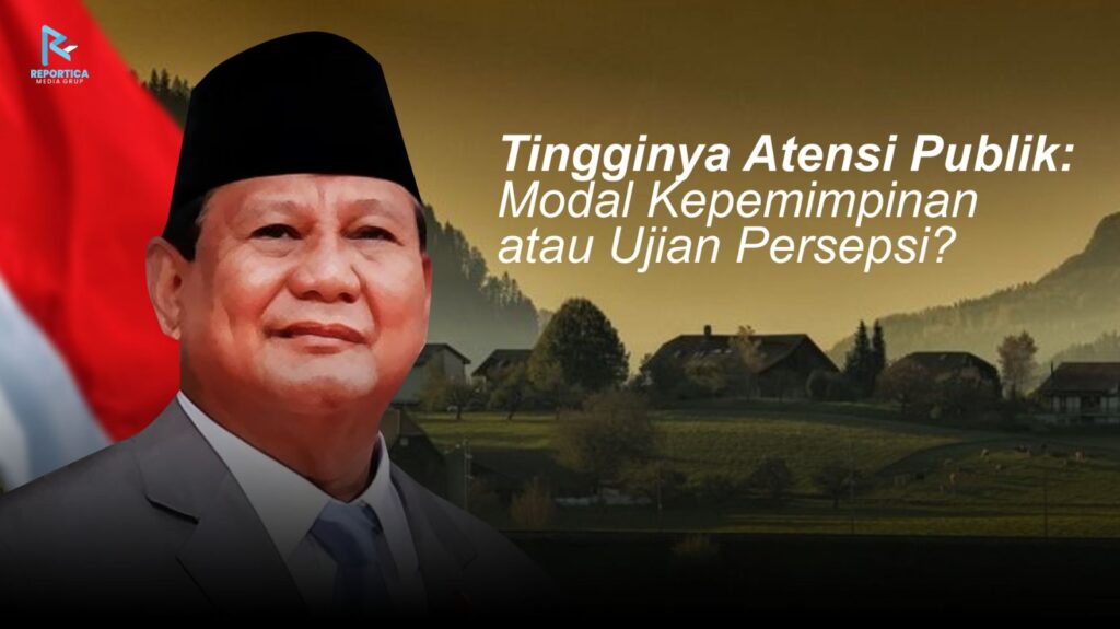 Tingginya Atensi Publik: Modal Kepemimpinan atau Ujian Persepsi? 9 Presiden Prabowo Subianto dalam visual artikel tentang tingginya atensi publik Februari 2026