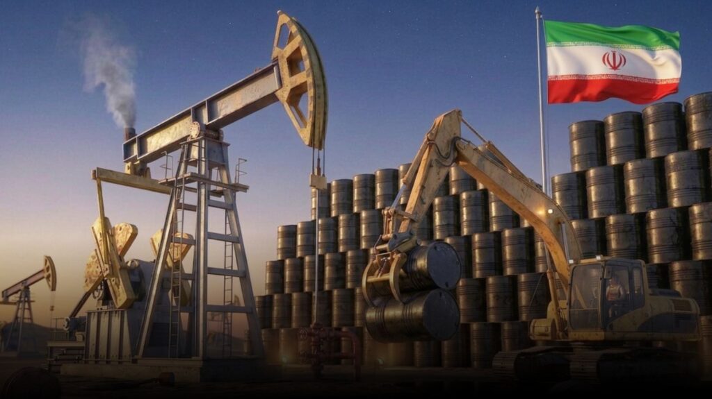 ilustrasi gejolak harga minyak dunia pompa minyak dan bendera Iran dampak stabilisasi harga BBM Indonesia 2026