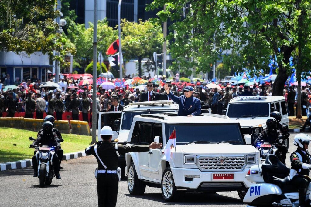 Maung KTT ASEAN Filipina Presiden Prabowo iring-iringan kendaraan taktis PT Pindad diplomasi nation branding Indonesia 2026