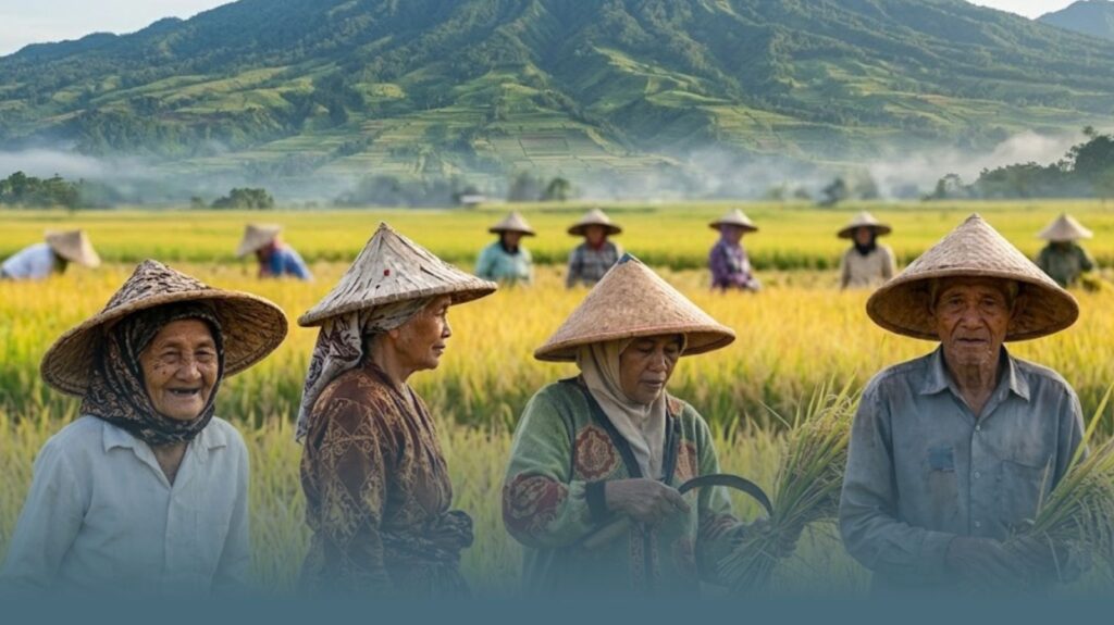 ketahanan pangan Indonesia petani sawah swasembada pangan prioritas nasional 2026