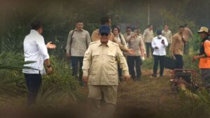 Presiden Prabowo meninjau langsung penanganan karhutla 2026 di lokasi kebakaran