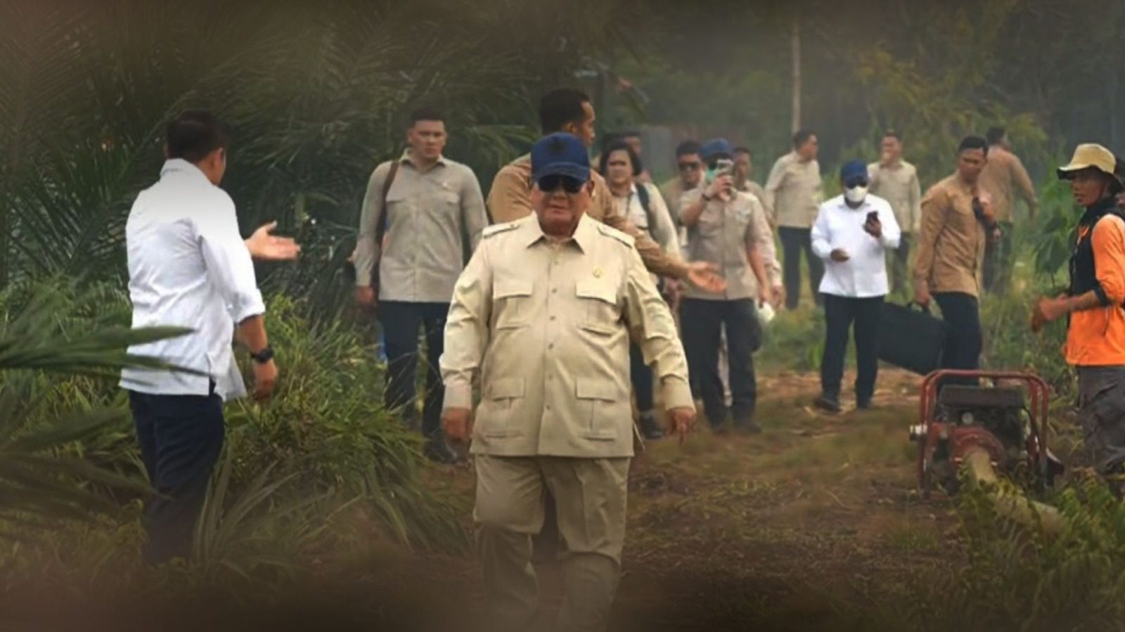 Presiden Prabowo meninjau langsung penanganan karhutla 2026 di lokasi kebakaran